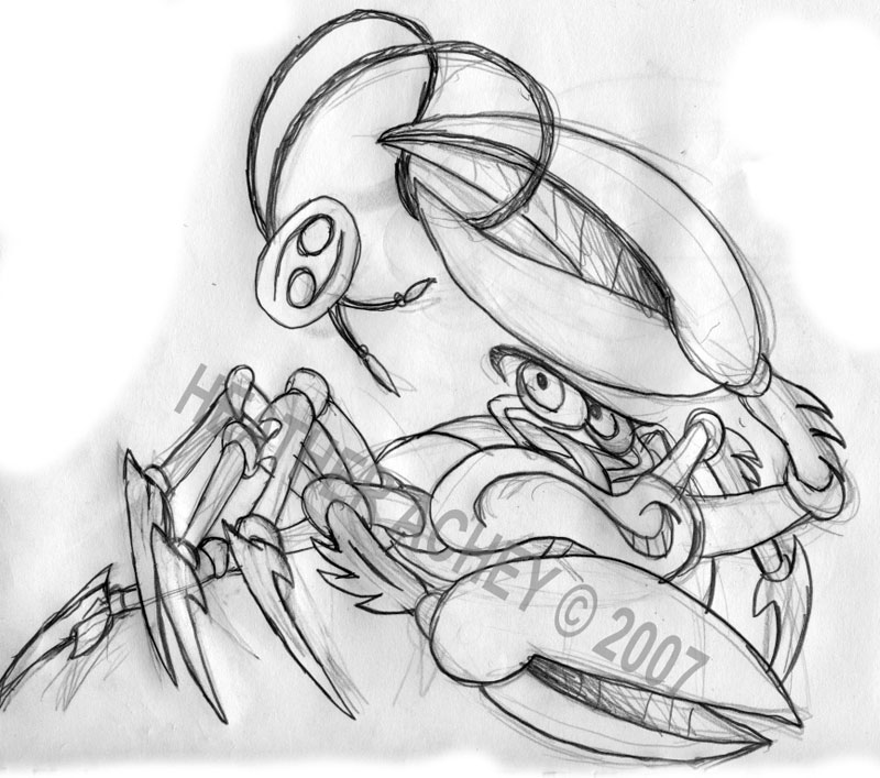 800x707 Cancer Sketch By Tibby101 - Cancer Sketch