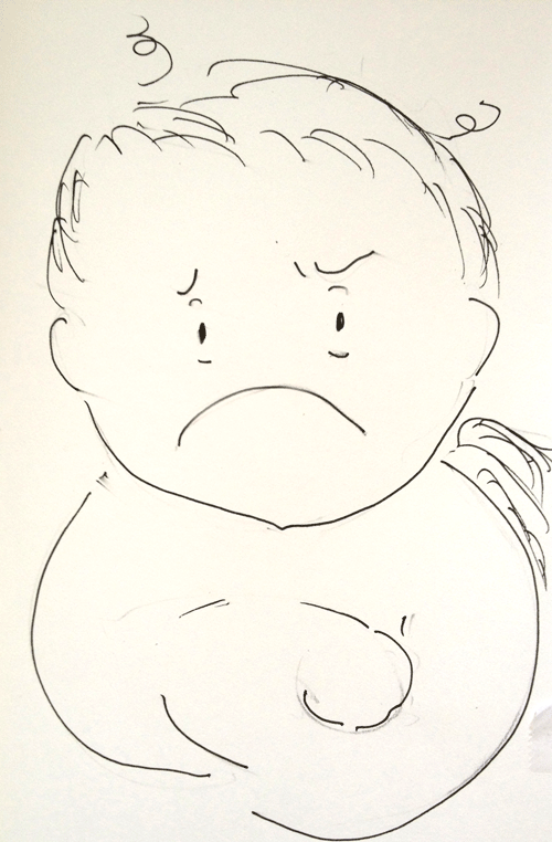 500x762 Sketch Diary Cancer, The Ladyparts Version Justhungry - Cancer Sketch