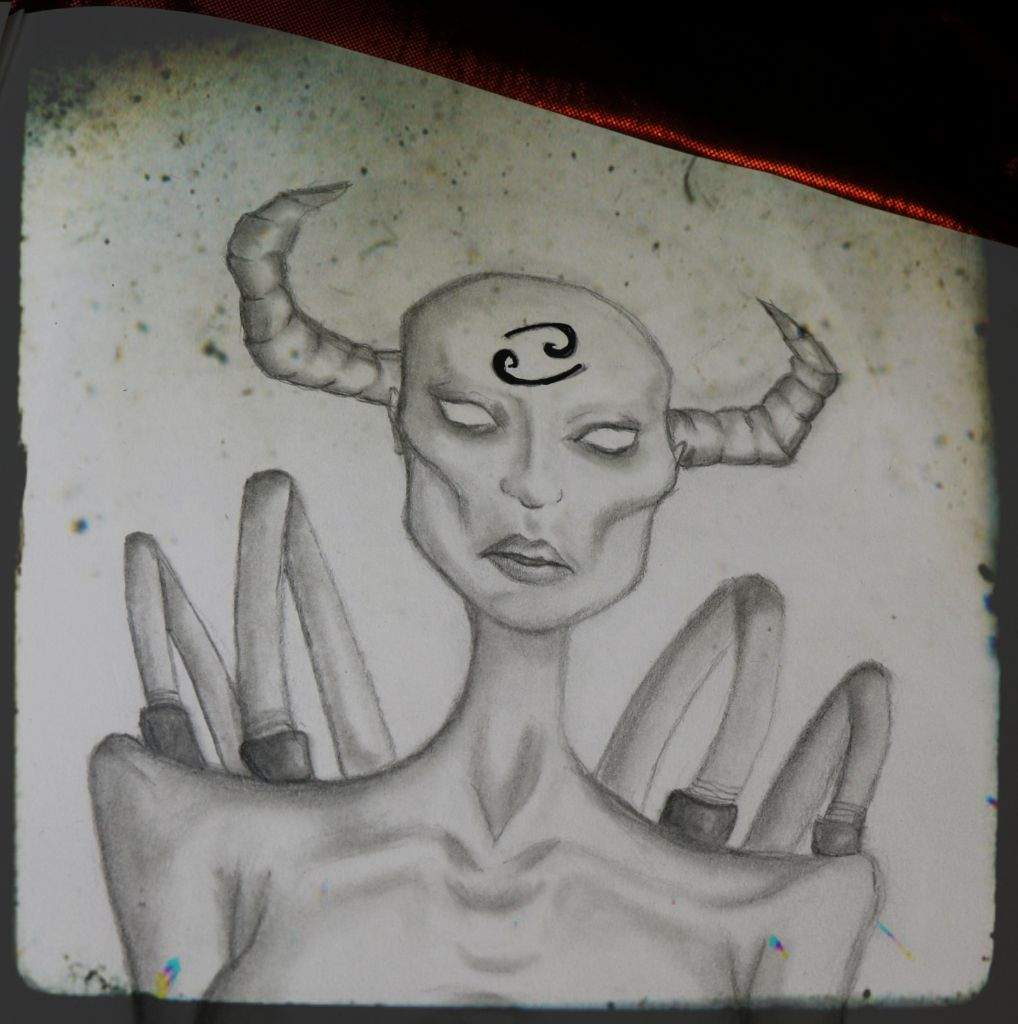 1018x1024 Cancer Sketch Horror Amino - Cancer Sketch