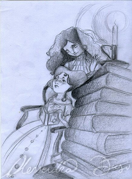 436x592 Louis Amp Marie - Candle Light Sketch