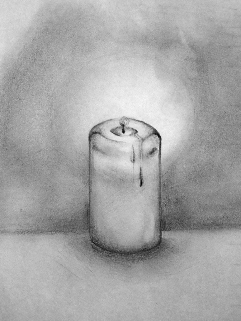 774x1032 Candle Sketch By Redrosebudblooming - Candle Sketch