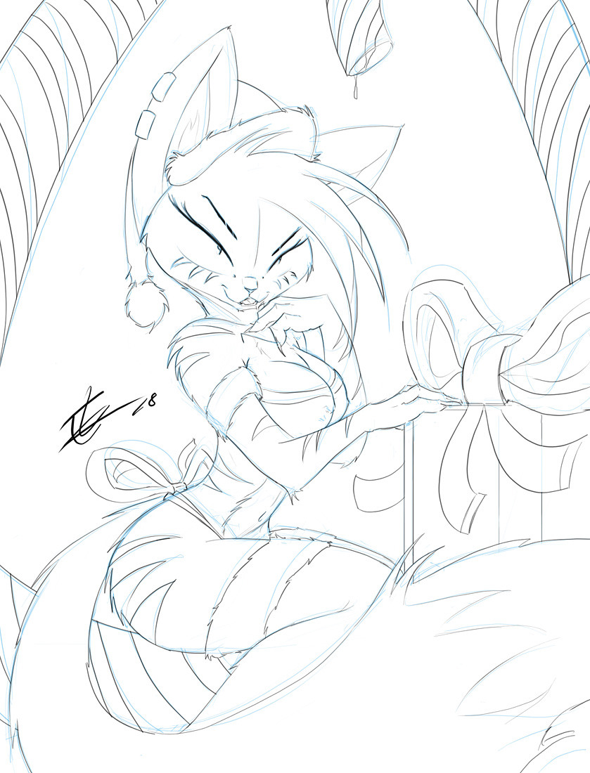 839x1100 Candy Canes (Sketch) By Ambberfox - Candy Cane Sketch