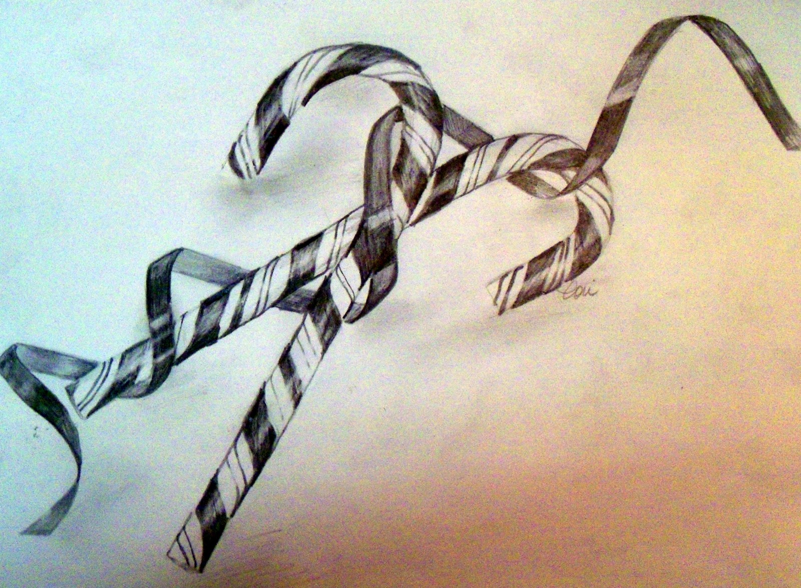 1600x1175 Sacred Arts Sunday Sketches Just A Little Candy Cane - Candy Cane Sketch