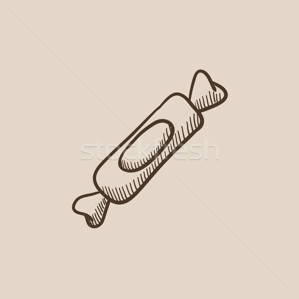 600x600 Candy Sketch Icon. Vector Illustration Andrei Krauchuk (Rastudio - Candy Sketch