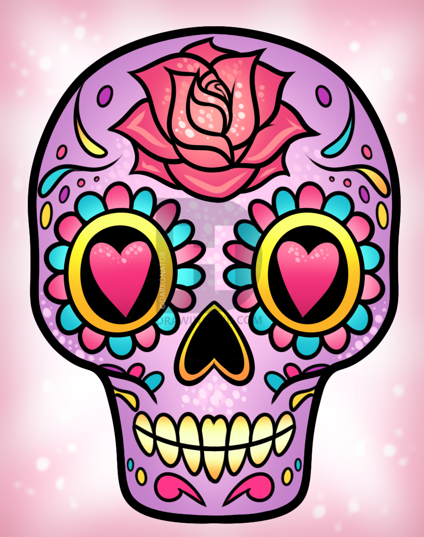839x1063 How To Draw A Sugar Skull Easy, Step By Step, Drawing Guide, By - Candy Skull Sketch