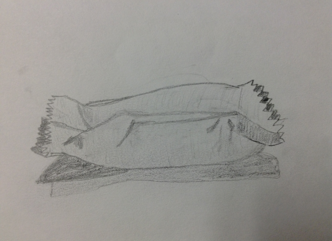 1100x800 Drawing Unit - Candy Wrapper Sketch