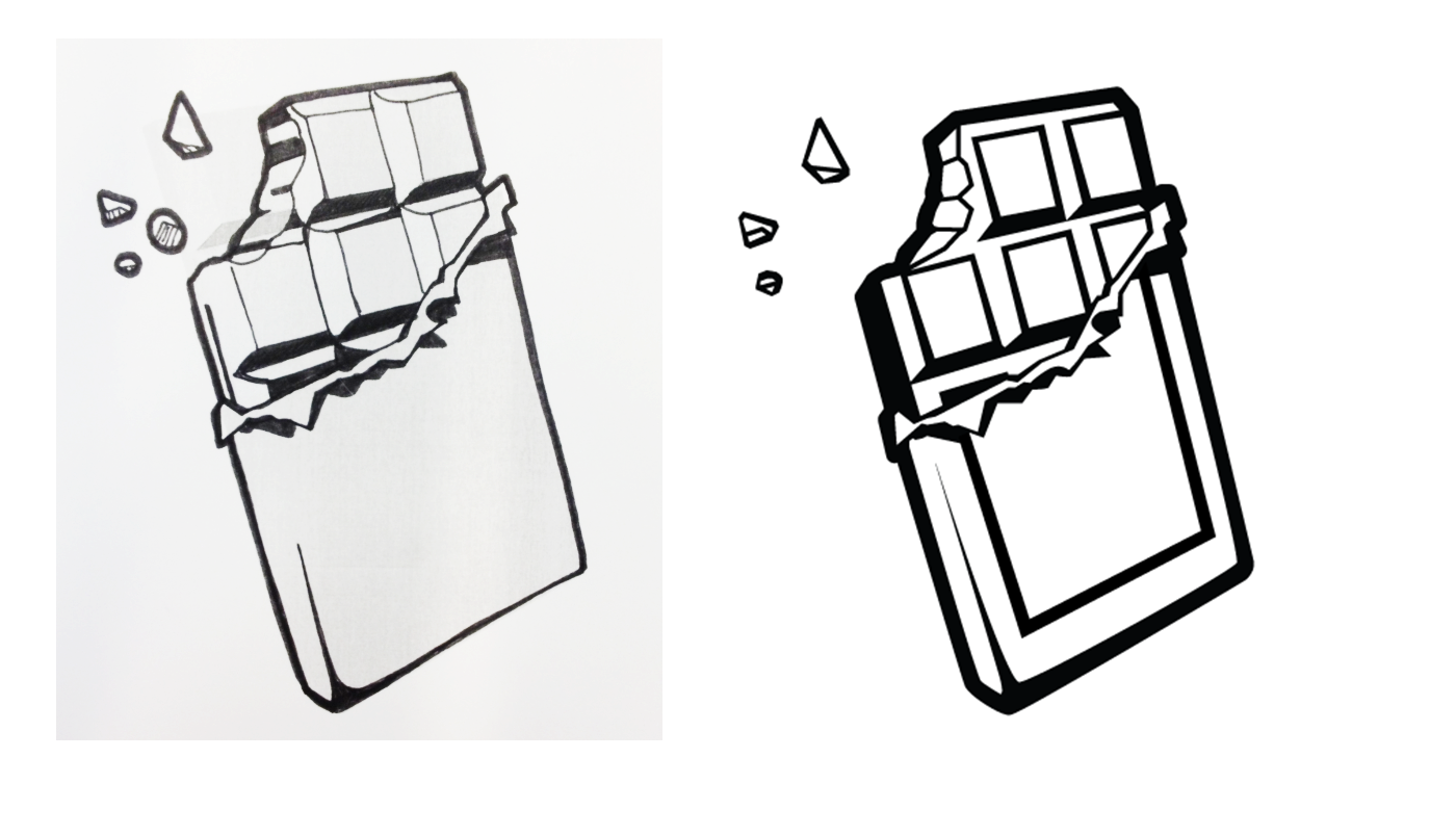 1400x804 How To Draw Candy Bar Chocolate Bar Drawing Clipart - Candy Wrapper Sketch