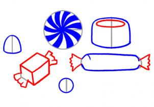 302x210 How To Draw How To Draw Candy - Candy Wrapper Sketch