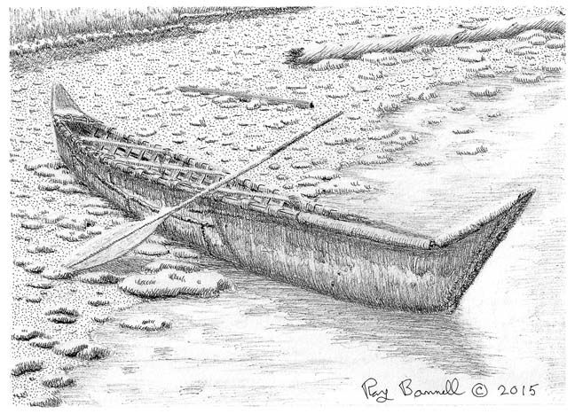 648x467 Modern Canoe Evokes Traditional Athabascan Culture Sketches Of - Canoe Sketch