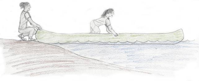 642x263 Canoe Entry - Canoe Sketch