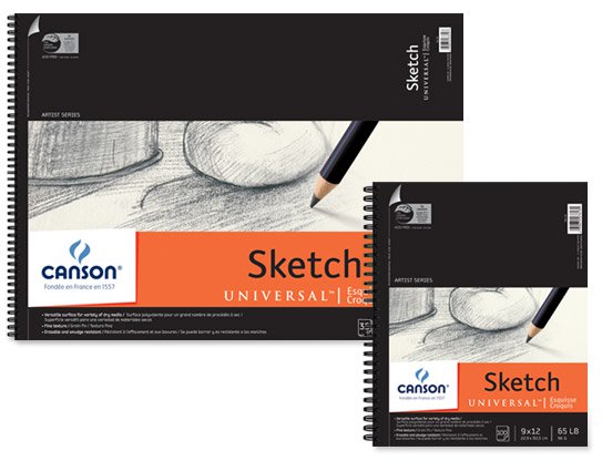 543x425 Canson Universal Sketch Pad 9x12 30674076131 Ebay - Canson Universal Sketch