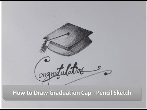 480x360 How To Draw Graduation Cap - Cap Sketch