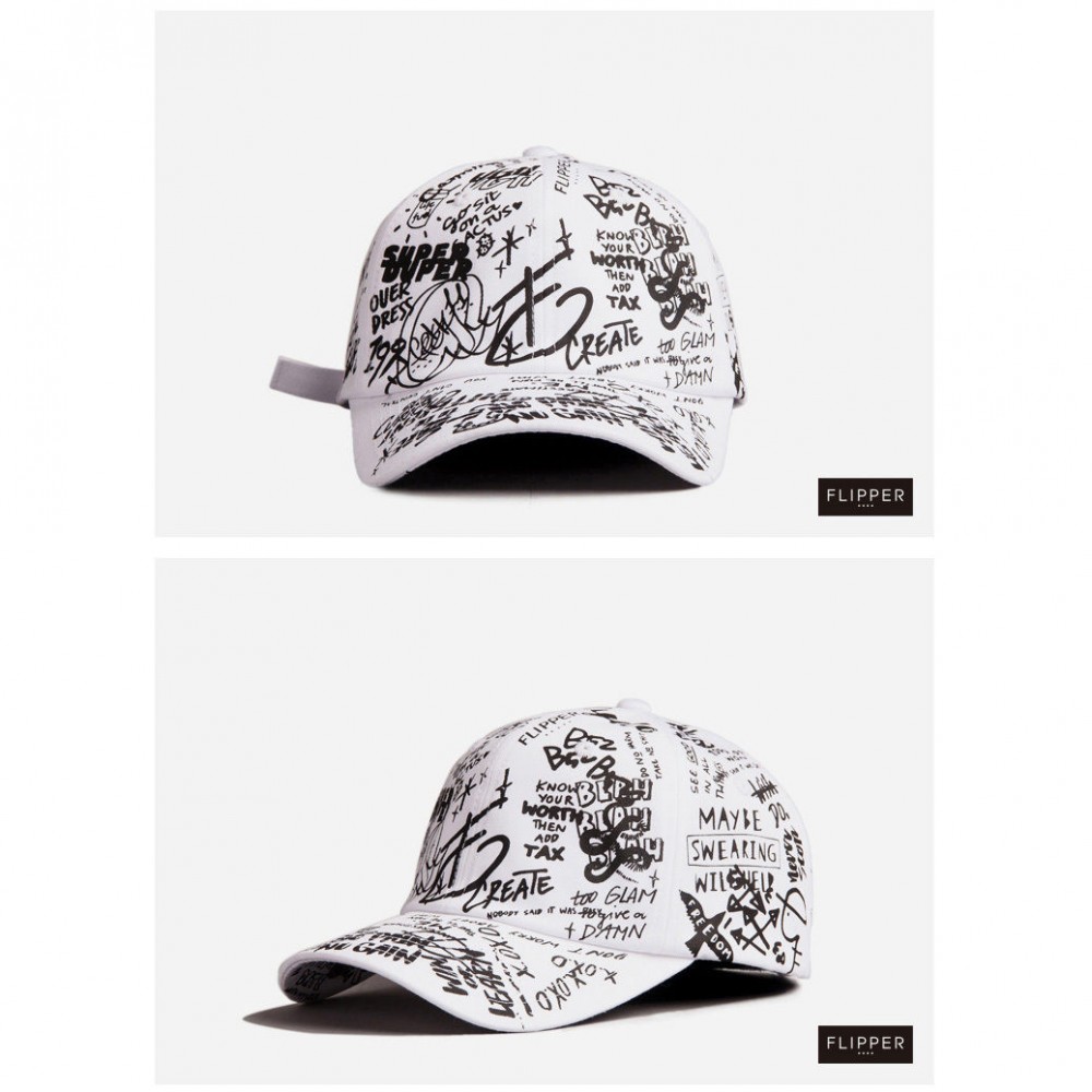 1000x1000 Unisex Mens Flipper Sketch Graffiti Casual Baseball Cap Adjustable - Cap Sketch