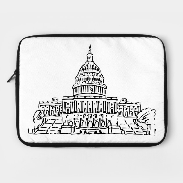 630x630 Limited Edition. Exclusive Us Capitol Building Drawing - Capitol Building Sketch