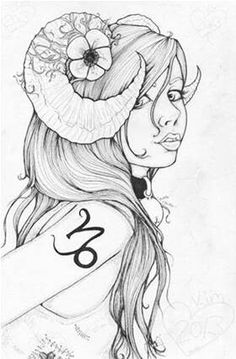236x359 185 Best Capricorn Images In 2018 Capricorn Rising - Capricorn Sketch