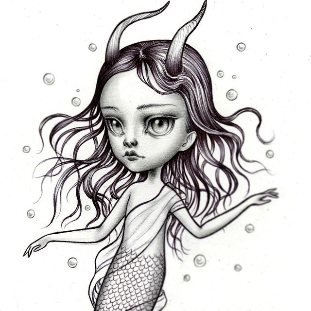 640x640 Mab Graves Capricorn Sketch In Progress ^ ^ - Capricorn Sketch