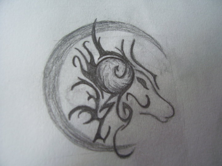720x540 Zodiac Capricorn Sign Tattoo Sketch - Capricorn Sketch