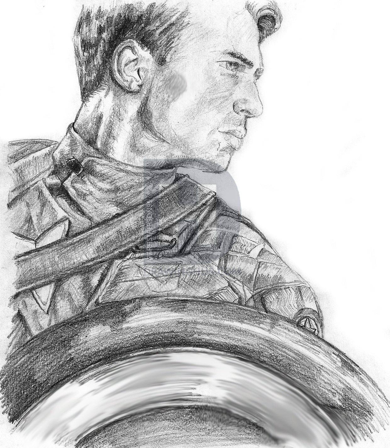 1240x1424 How To Draw Captain America, Step By Step, Drawing Guide, By - Captain America Sketch