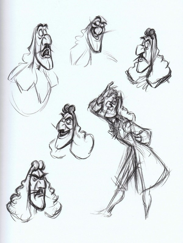 600x794 Image - Captain Hook Sketch