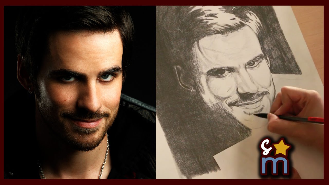 1280x720 Once Upon A Time - Captain Hook Sketch