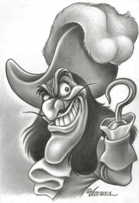 481x700 Captain Hook - Captain Hook Sketch