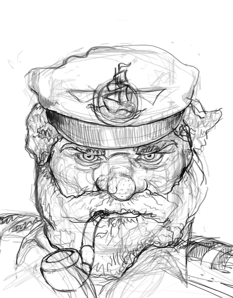 790x1012 The Captain - Captain Sketch