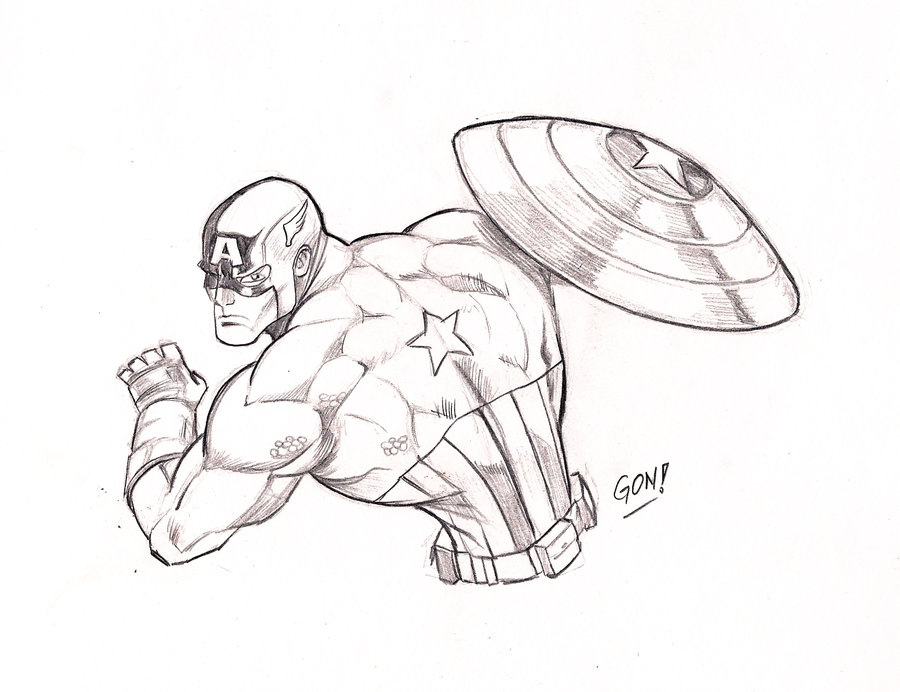 900x692 Captain America Drawing, Pencil, Sketch, Colorful, Realistic Art - Captain Sketch