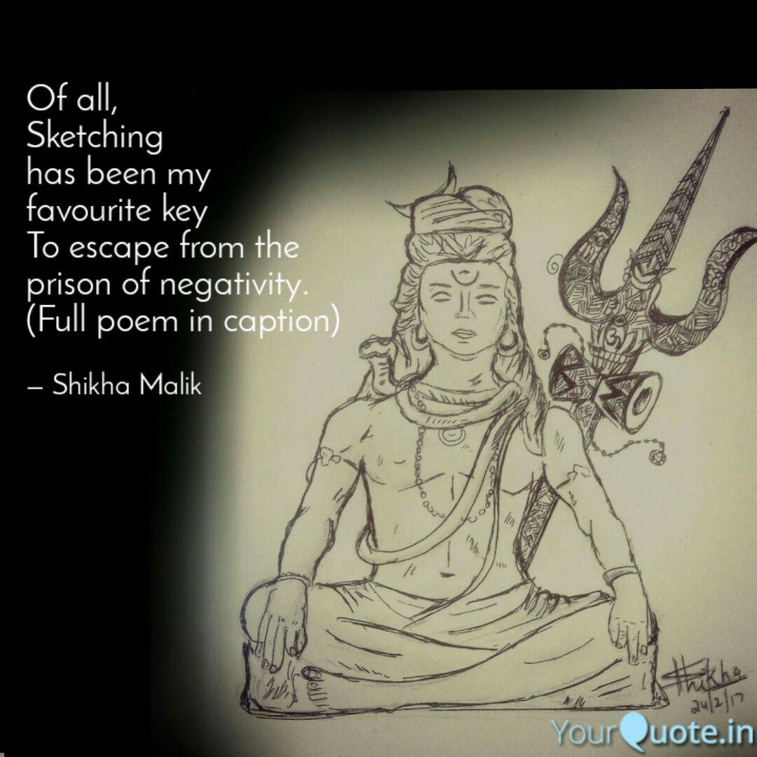 1080x1080 Best Of Sketching Quotes, One Liners, Shayari Amp Poetry Yourquote - Caption About Sketch
