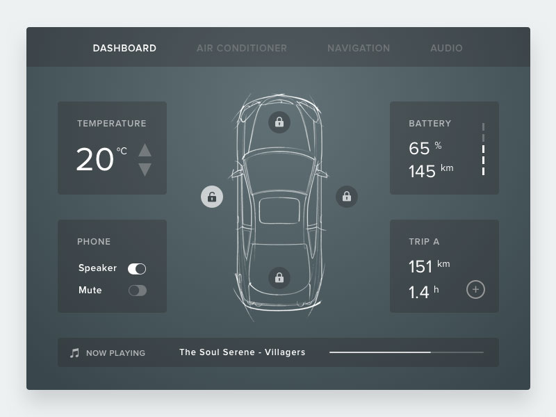 800x600 Basic Car Interface Sketch Freebie - Car Battery Sketch