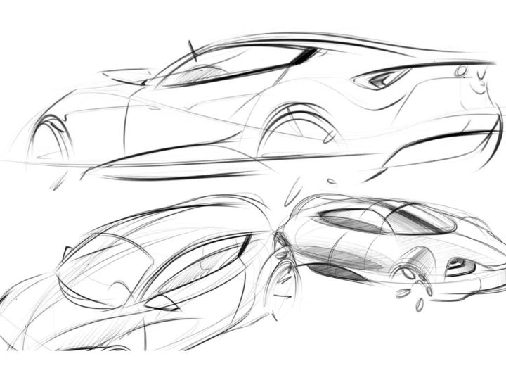 720x540 Drawing For Industrial Design Industrial Design Sketching How To - Car Body Sketch