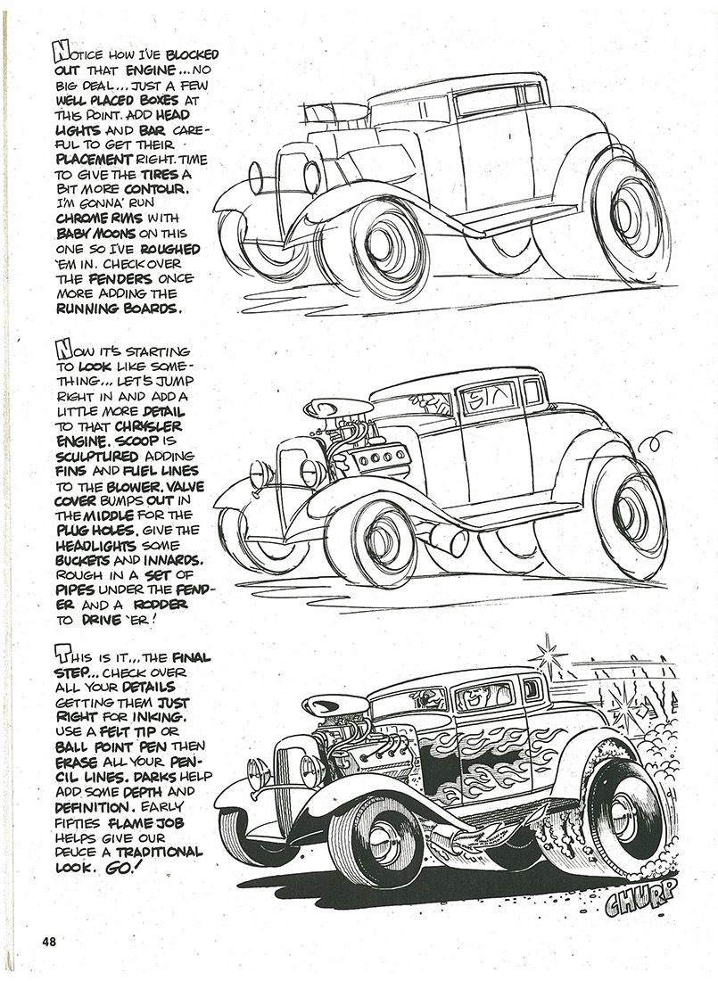 805x1100 Pin By Jim Liles On Hot Rod Coloring Pages Drawings - Car Cartoon Sketch
