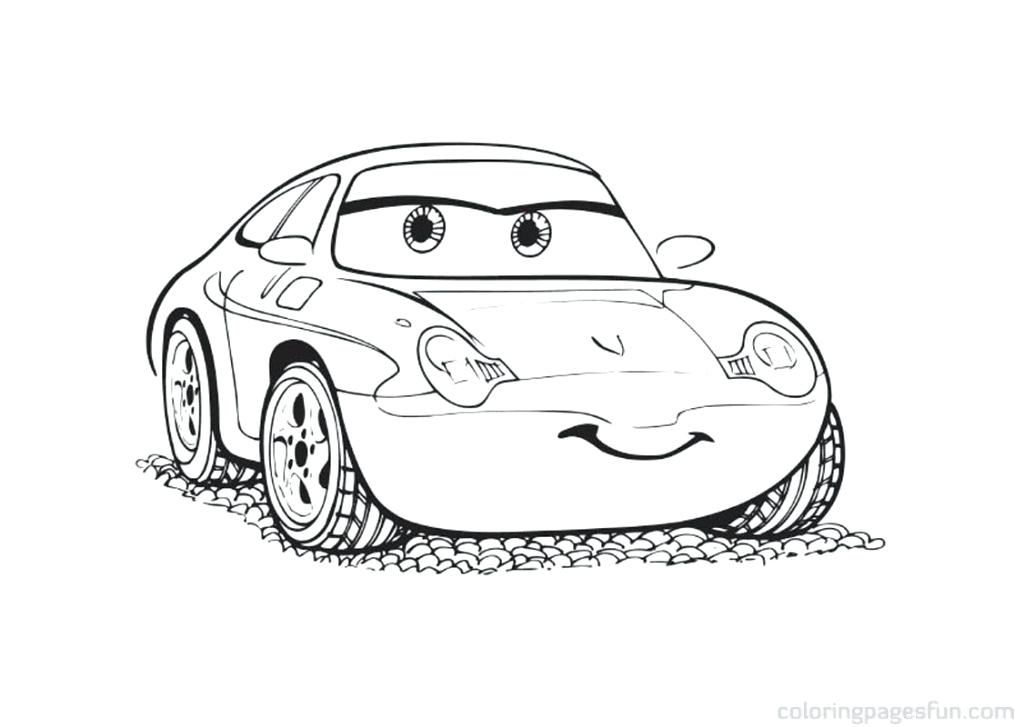 1024x727 Cars Cartoon Coloring Pages Toddler Care Bears T - Car Cartoon Sketch