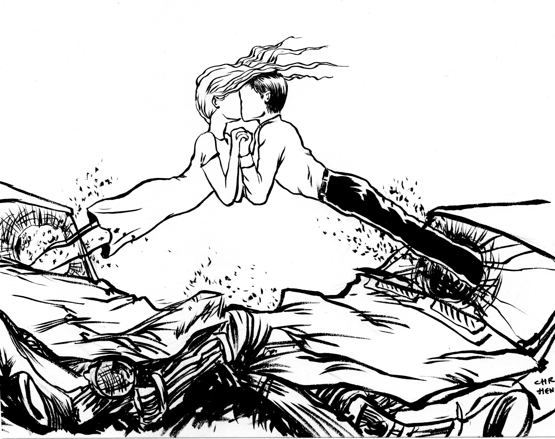 2329x1842 Drawing Of A Car Crash Car Crash Accident, Sketch Stock Photo - Car Crash Sketch