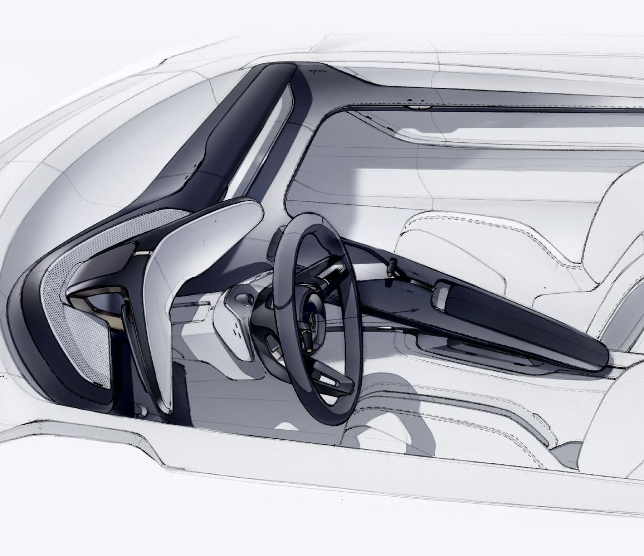 1280x1105 Car Dashboard Sketch - Car Dashboard Sketch