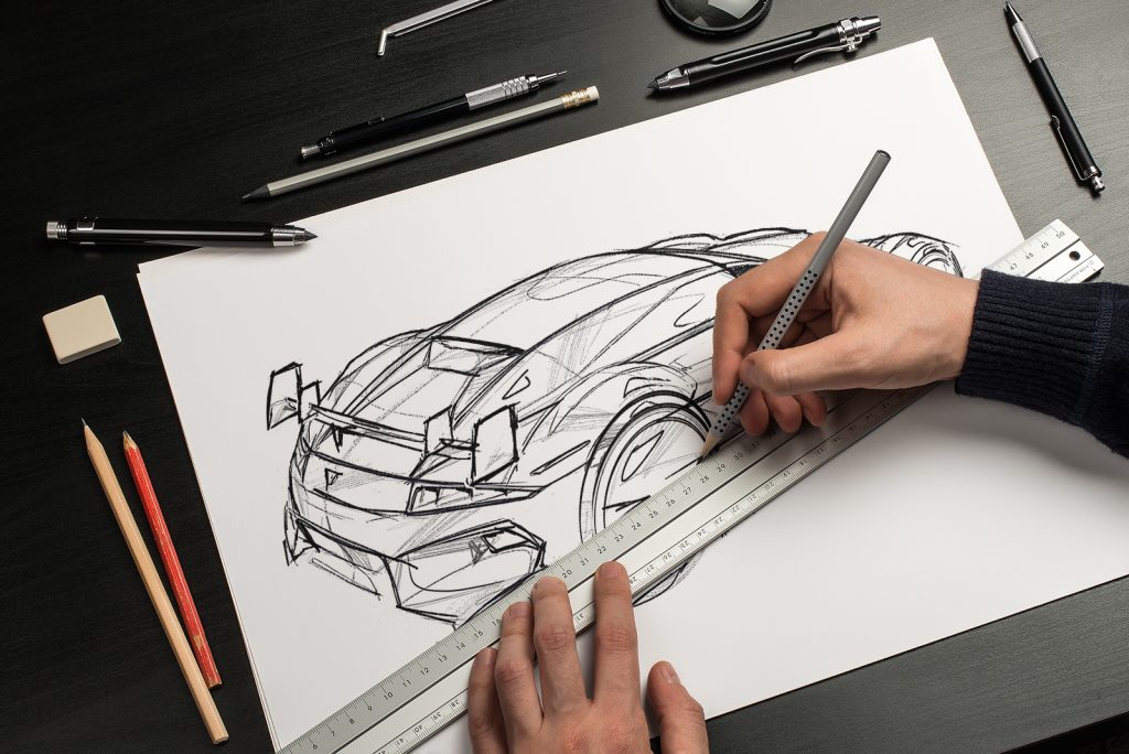 1024x684 Tutorial 23 Bmw Concept Coupe Rendering Car Design Pro - Car Design Sketch