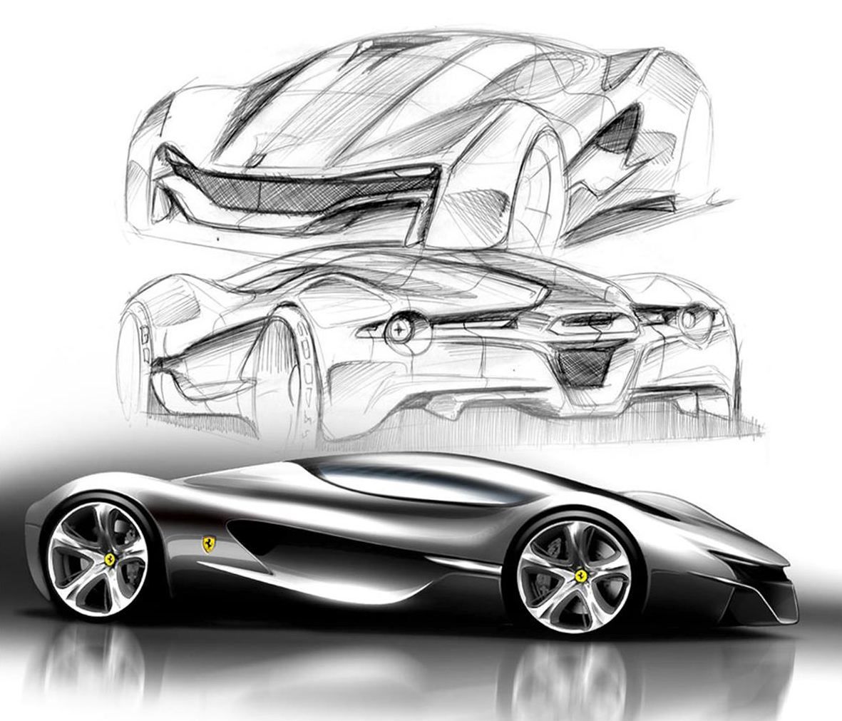 1181x1011 What Makes A Good Sketch And What Are They For - Car Design Sketch