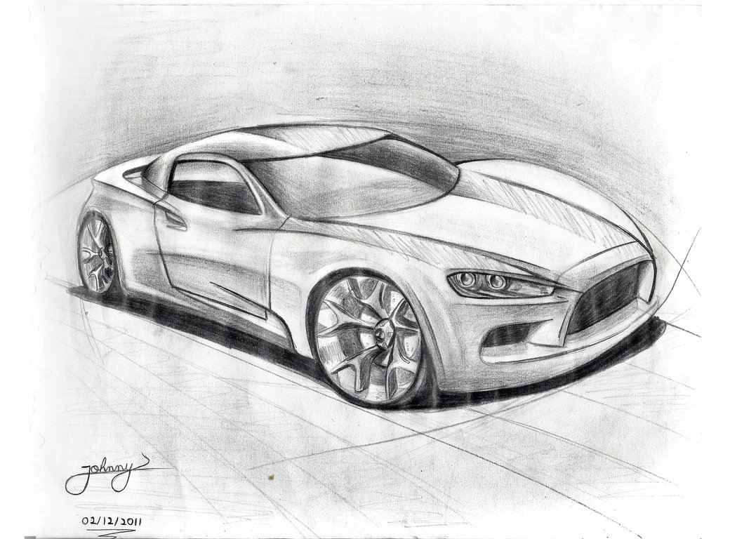1040x768 By Johnny - Car Design Sketch
