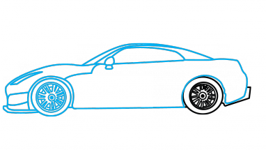 382x215 Collection Of Free Easy Drawing Car. Download On Ubisafe - Car Easy Sketch