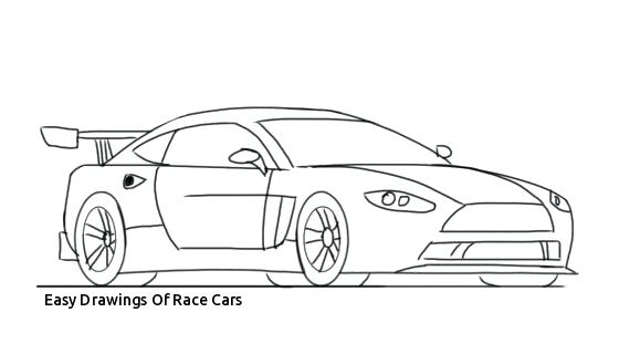 570x320 Drawings Cars Easy Of Race Car Step By Drawing How To Draw A - Car Easy Sketch