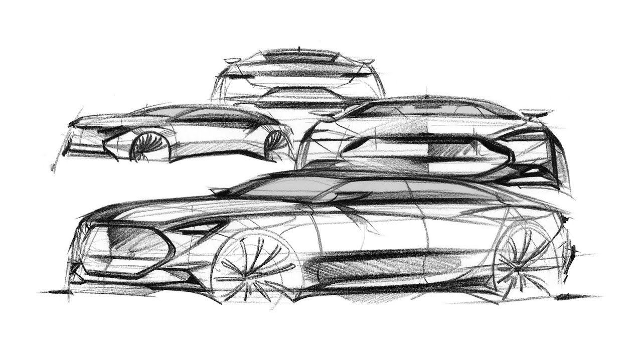 Car Front View Sketch at PaintingValley.com | Explore collection of Car ...