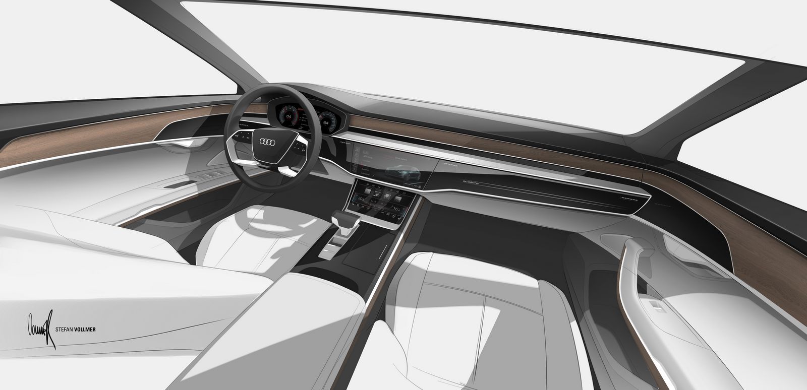 1600x774 Pin By Frank Li On Cars Sketch Interior Design - Car Interior Sketch
