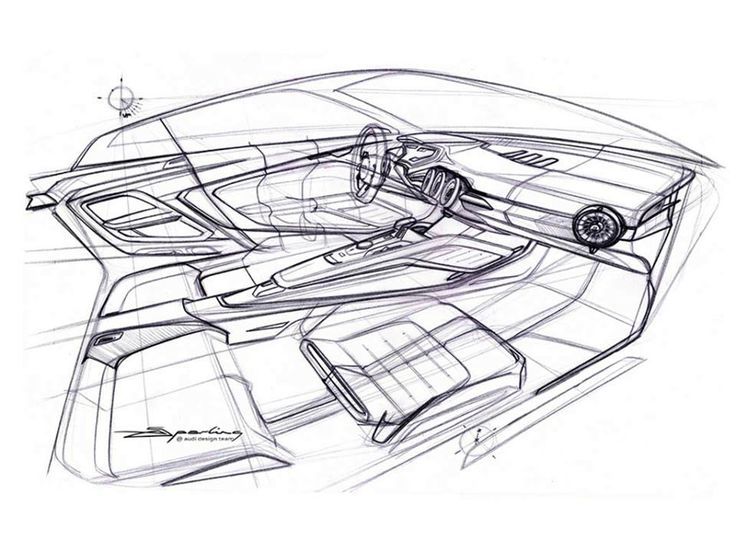 736x552 Pin By Sharon Wang On Robots Machine Interior Sketch - Car Interior Sketch