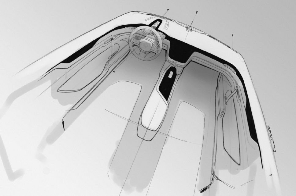 968x643 Volvo Concept Coupe Interior Sketch Photo - Car Interior Sketch