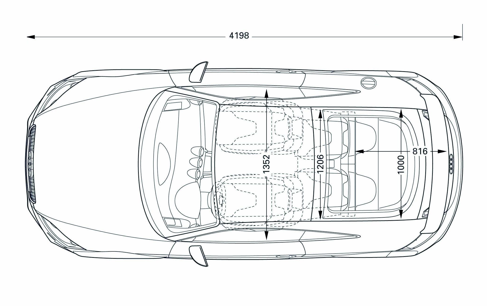 Opel astra gtc чертеж