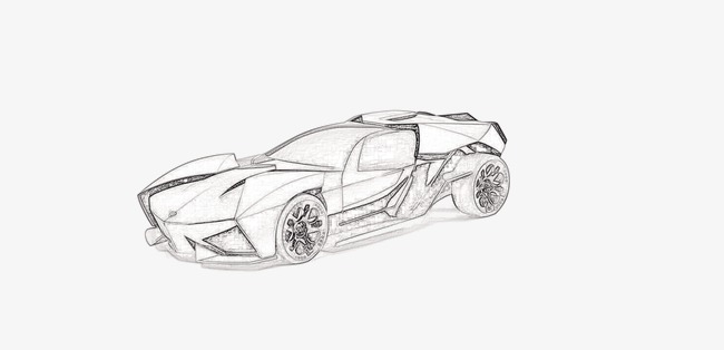 650x314 Cool Hand Drawn Sketch Car Black And White Line, Car Clipart, Line - Car Line Sketch