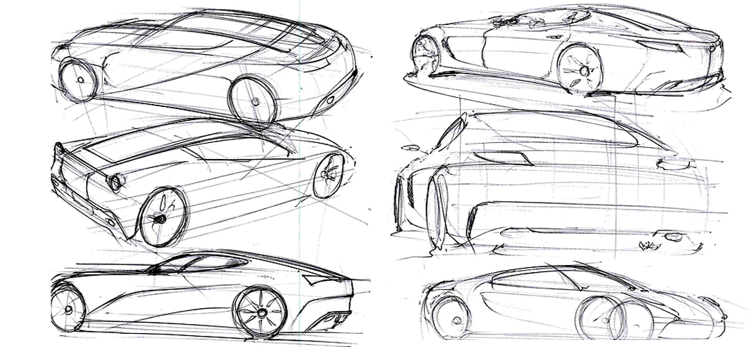 Car Line Sketch at PaintingValley.com | Explore collection of Car Line ...