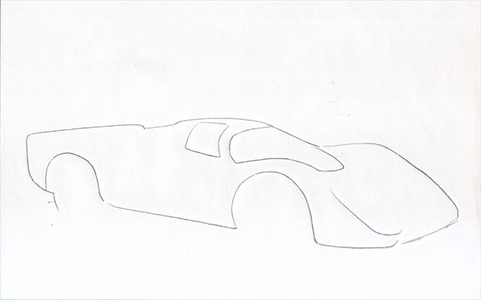 968x605 Images Of Car Drawing Outline - Car Outline Sketch
