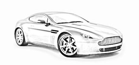 470x221 Car Pencil Drawing Pencil Drawings - Car Pencil Sketch