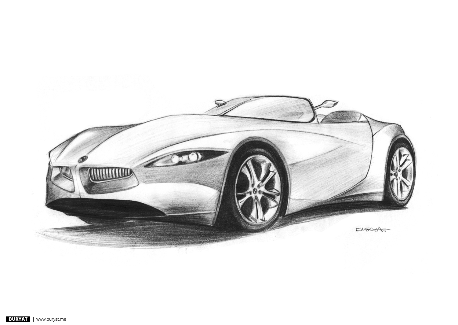 1500x1063 Drawing Cars With Pencil 3d Drawings Of Cars In Pencil Car Pencil - Car Pencil Sketch Drawing
