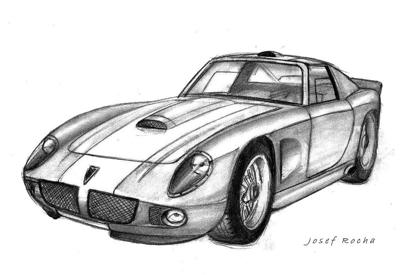 400x275 Drawn Race Car Pencil - Car Pencil Sketch Drawing